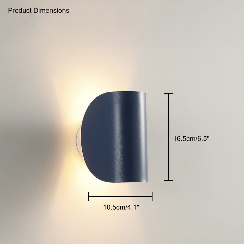 Olverai Adjustable Half Shade Wall Sconce