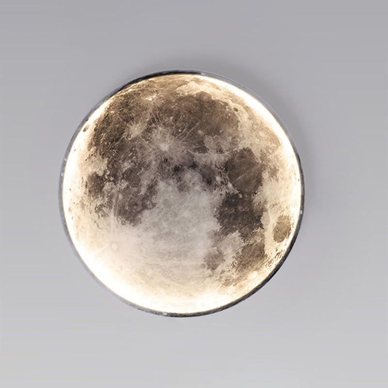 Olverai Moon/Earth Round Wall Sconce