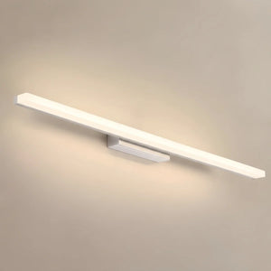 Arcato Minimalist Linear Vanity Wall Lamp – IP44 Metal in Black/Chrome Bathroom