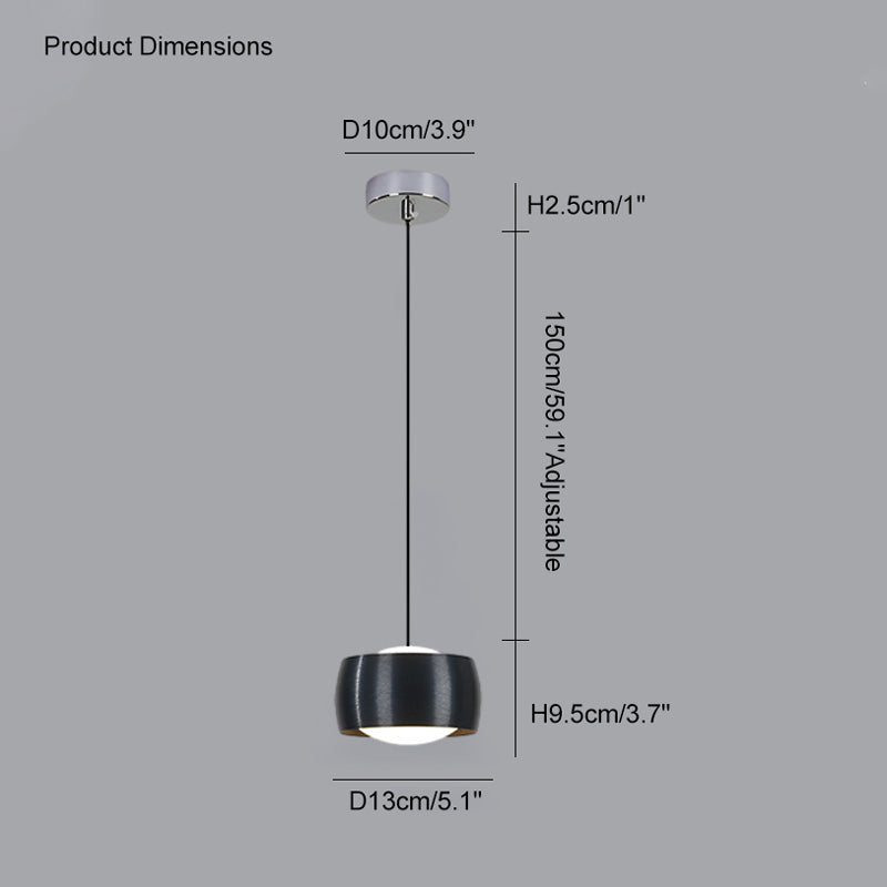 Olverai Small Drum Pendant Light