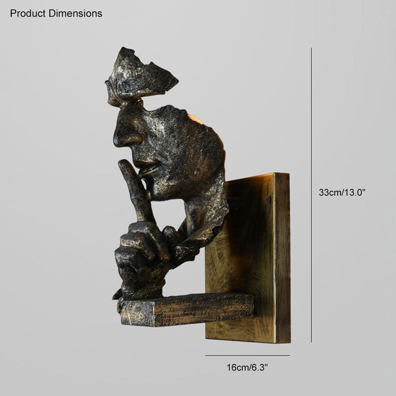 Olverai Silence Gesture Sculptural Wall Sconce