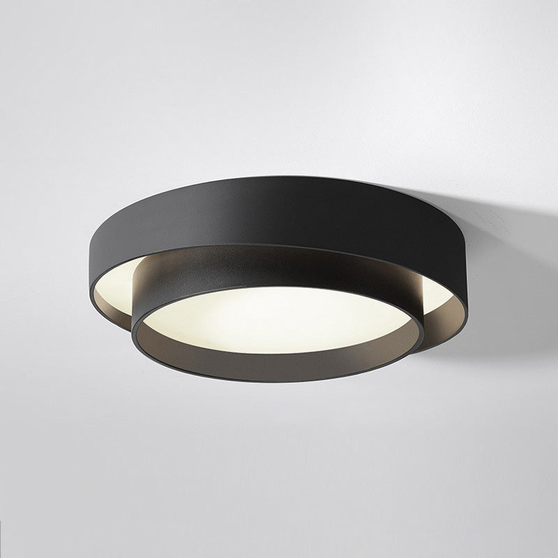 Olverai Round Drum Flush Mount Ceiling Light