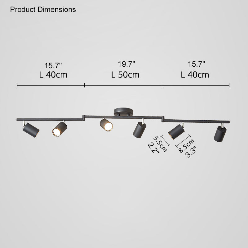 Olverai Directional LED Spotlights Kitchen Ceiling Light