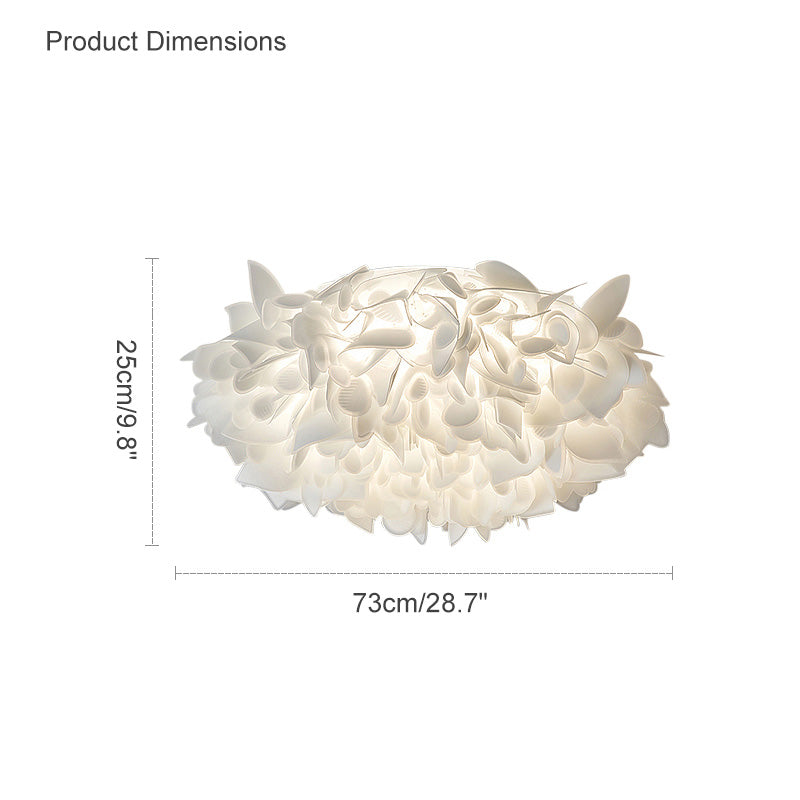 OLVERAI Pedal Flush Mount Ceiling Light