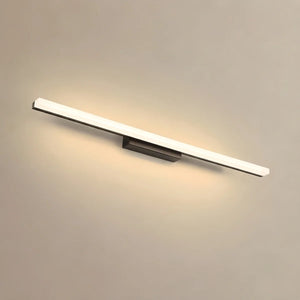 Arcato Minimalist Linear Vanity Wall Lamp – IP44 Metal in Black/Chrome Bathroom