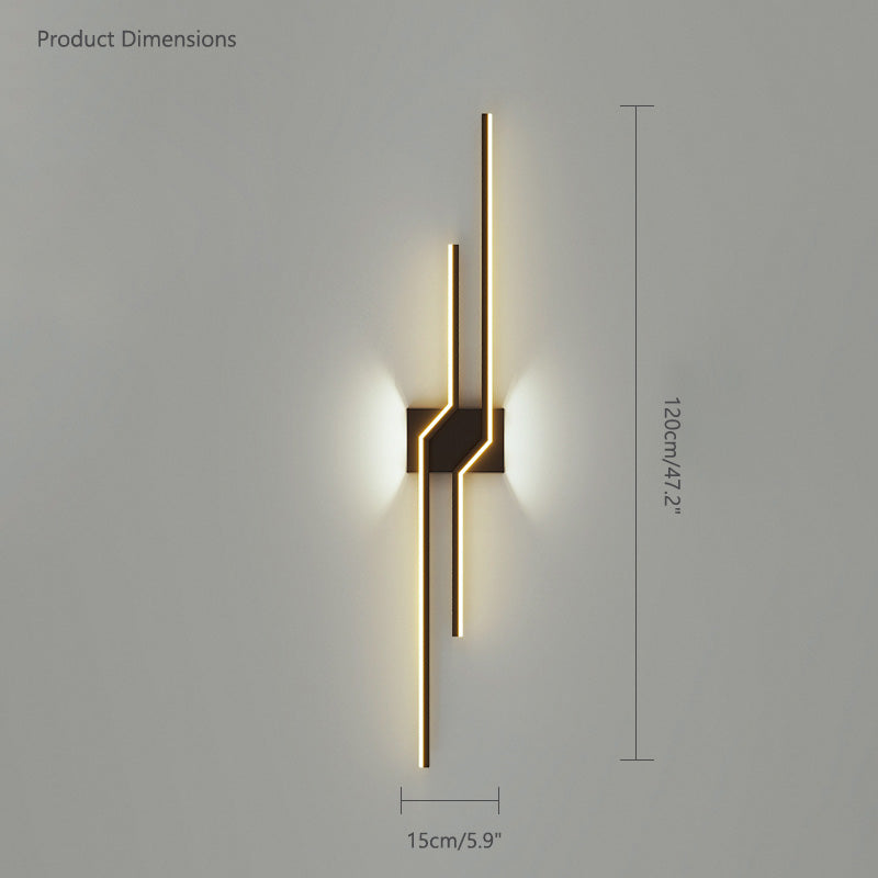 Olverai Sculptural Up Down Wall Sconce