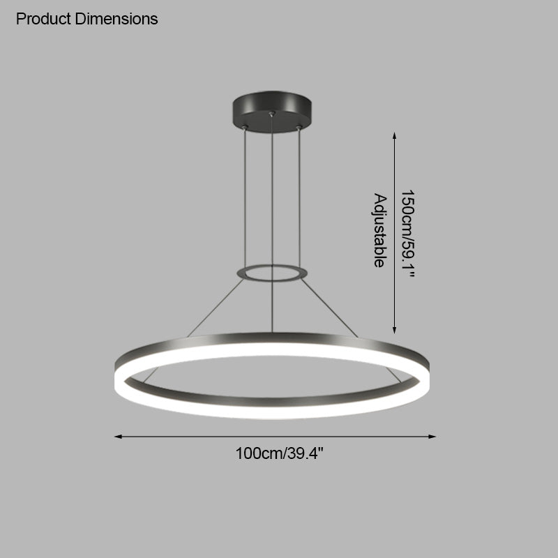 Olverai Circular Led Chandelier