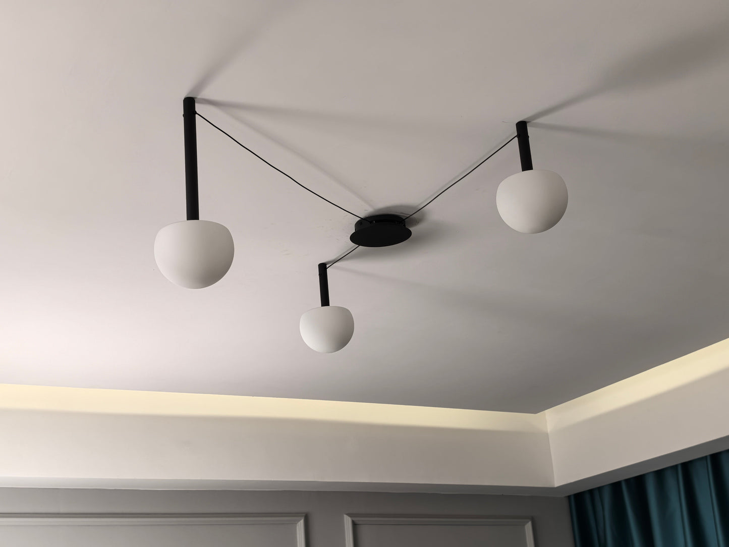 Olverai Custom Frosted Glass Globe Ceiling Light
