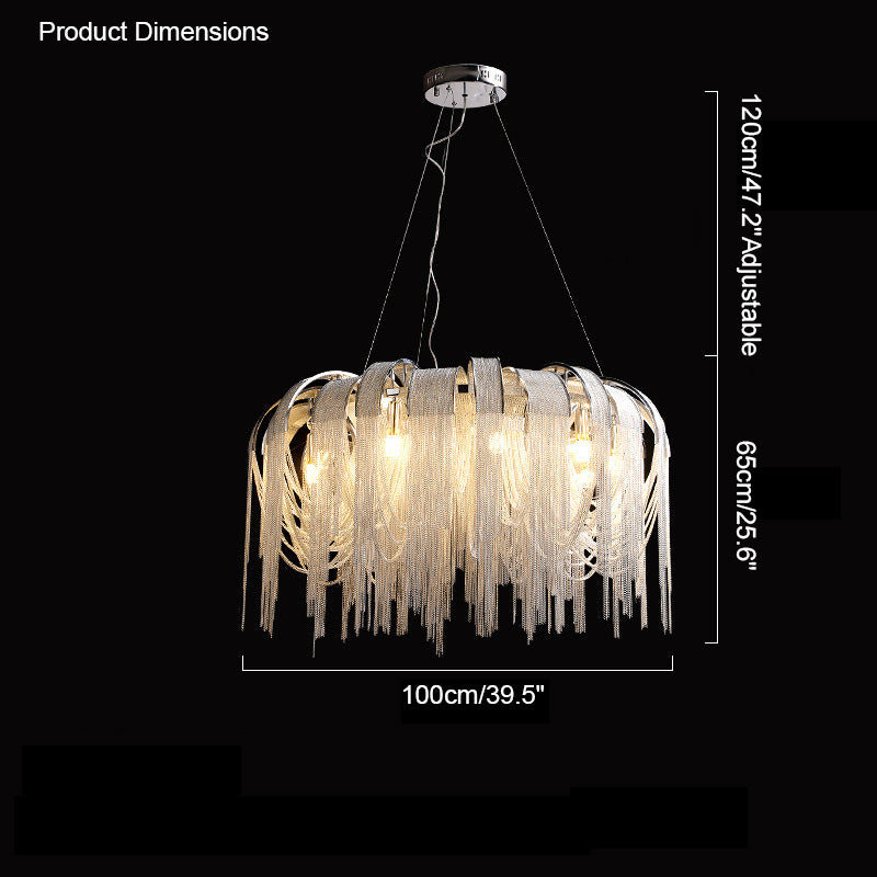 Olverai Tassel Round Chandelier