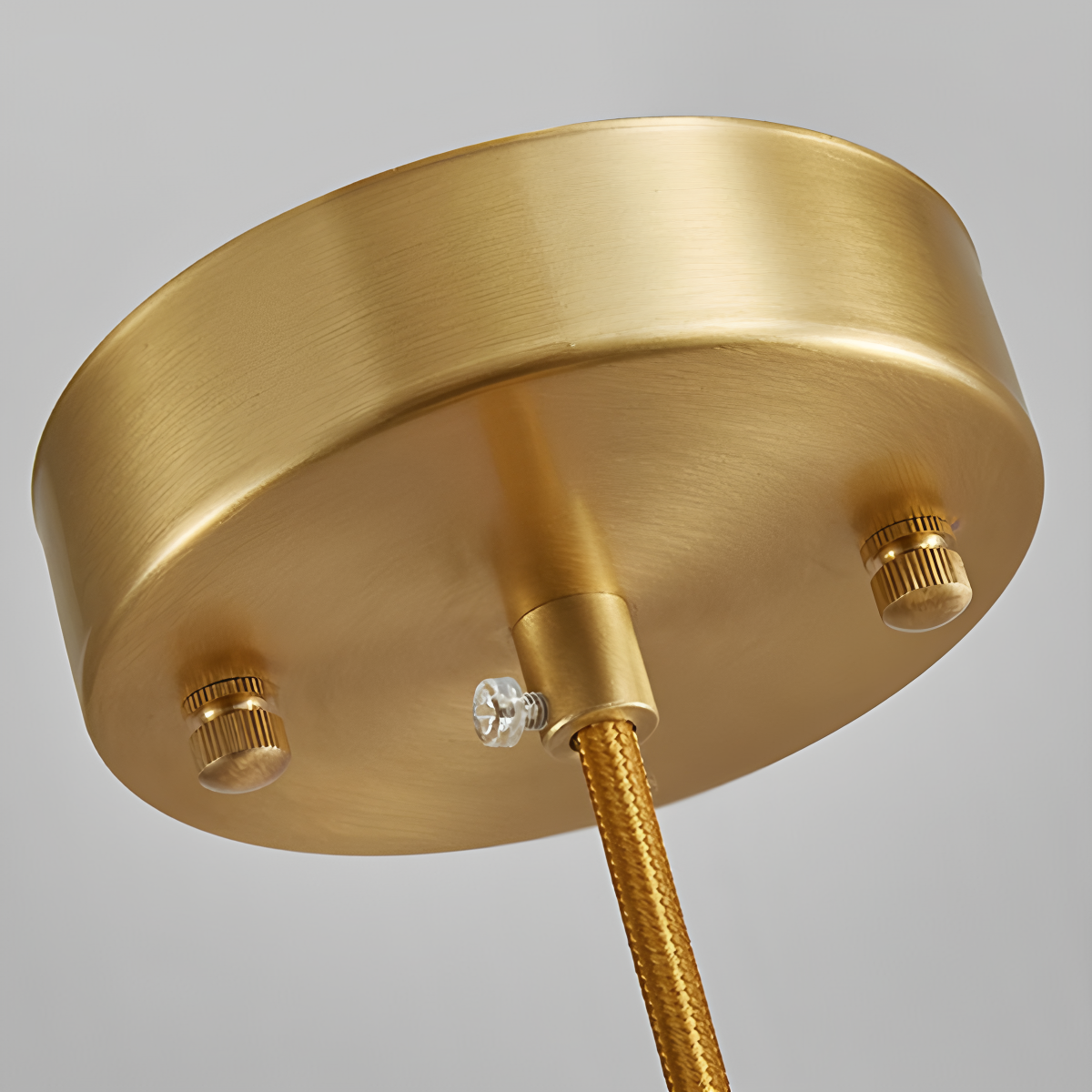 All Copper Geometric Spanish Alabaster Pendant Light