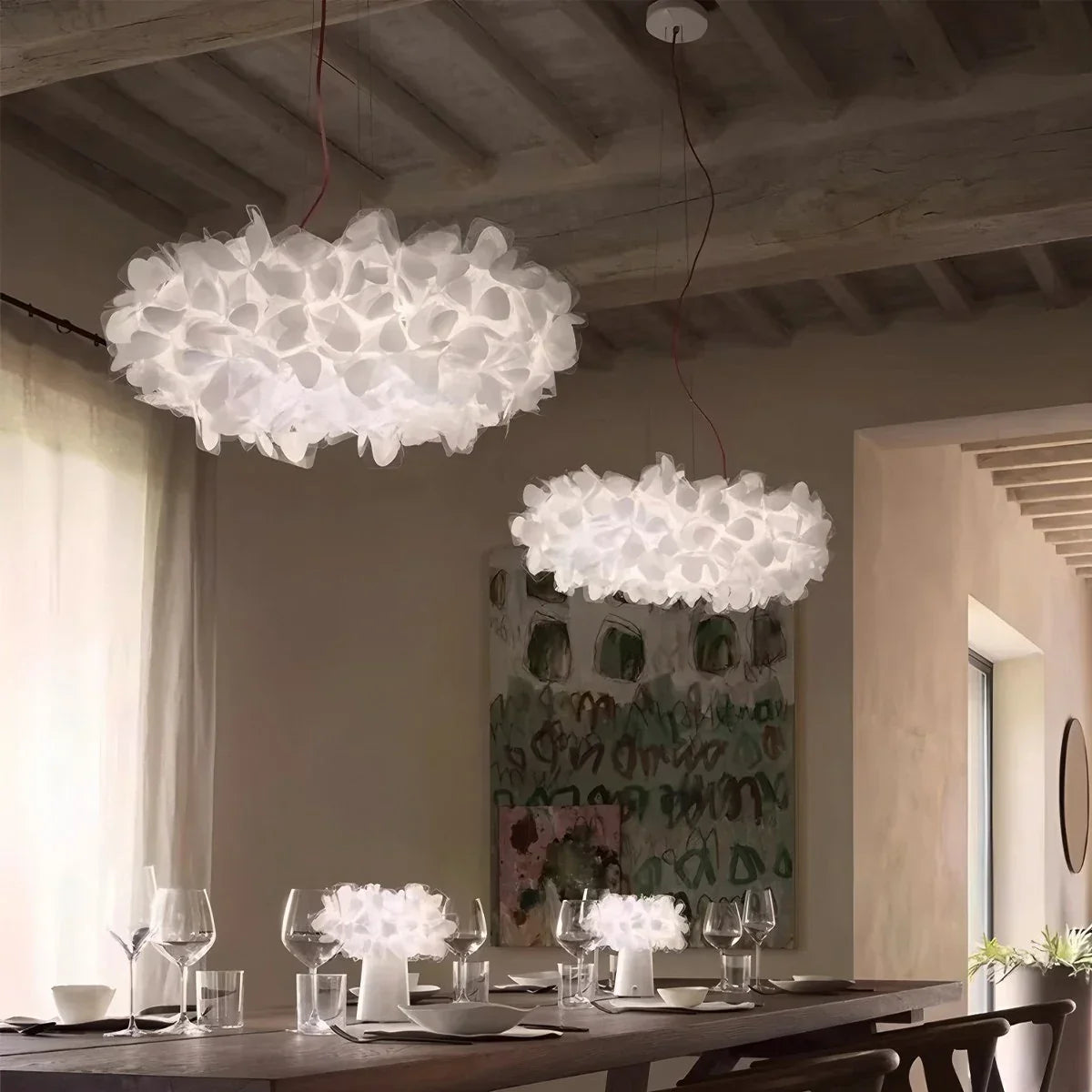 petal chandelier light for dining room
