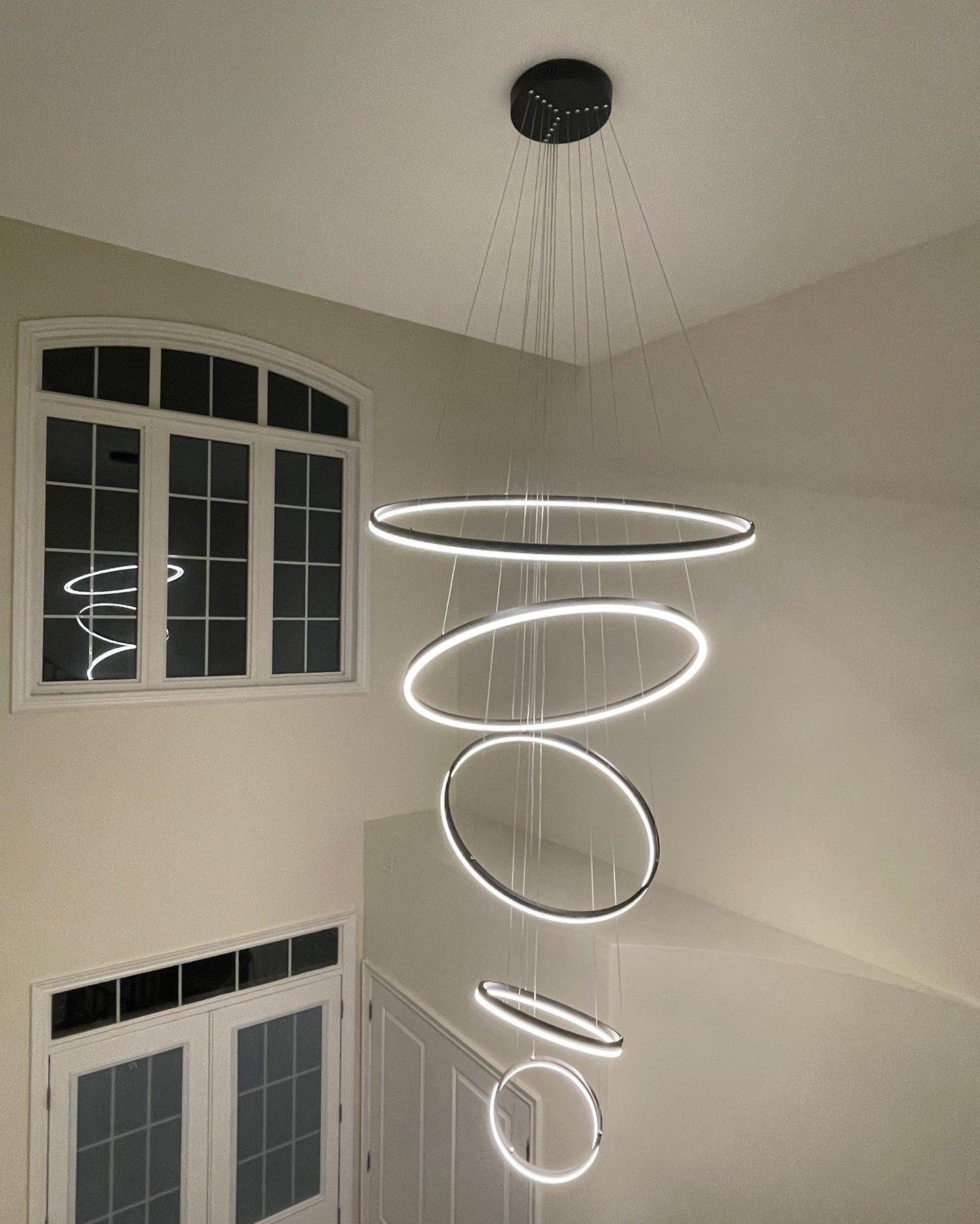 Olverai Tiered Ring LED Chandelier