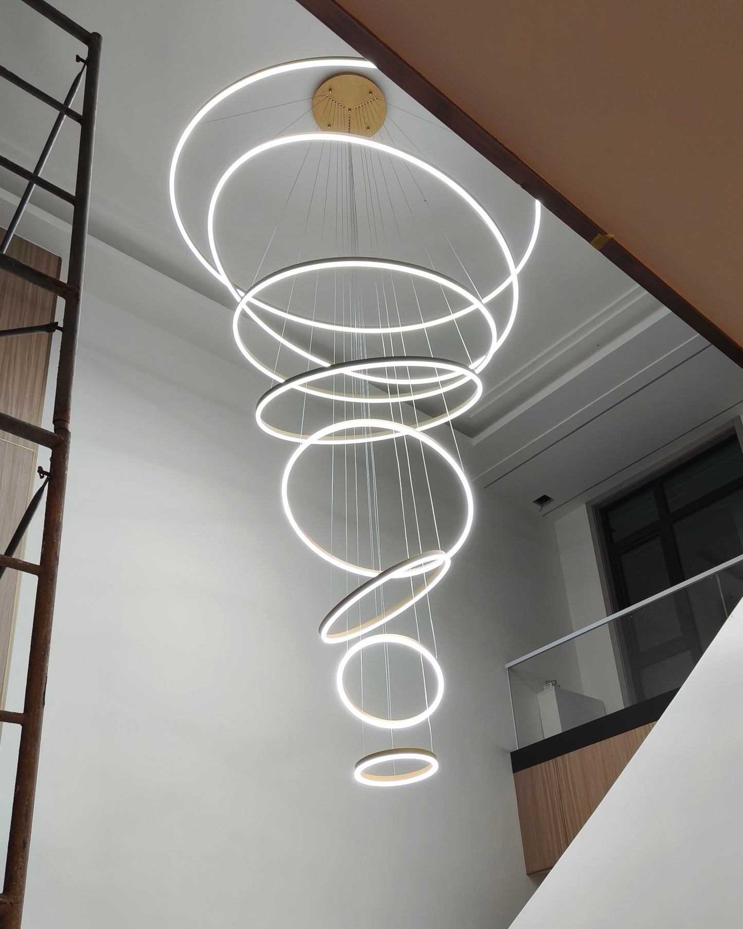 Olverai Tiered Ring LED Chandelier