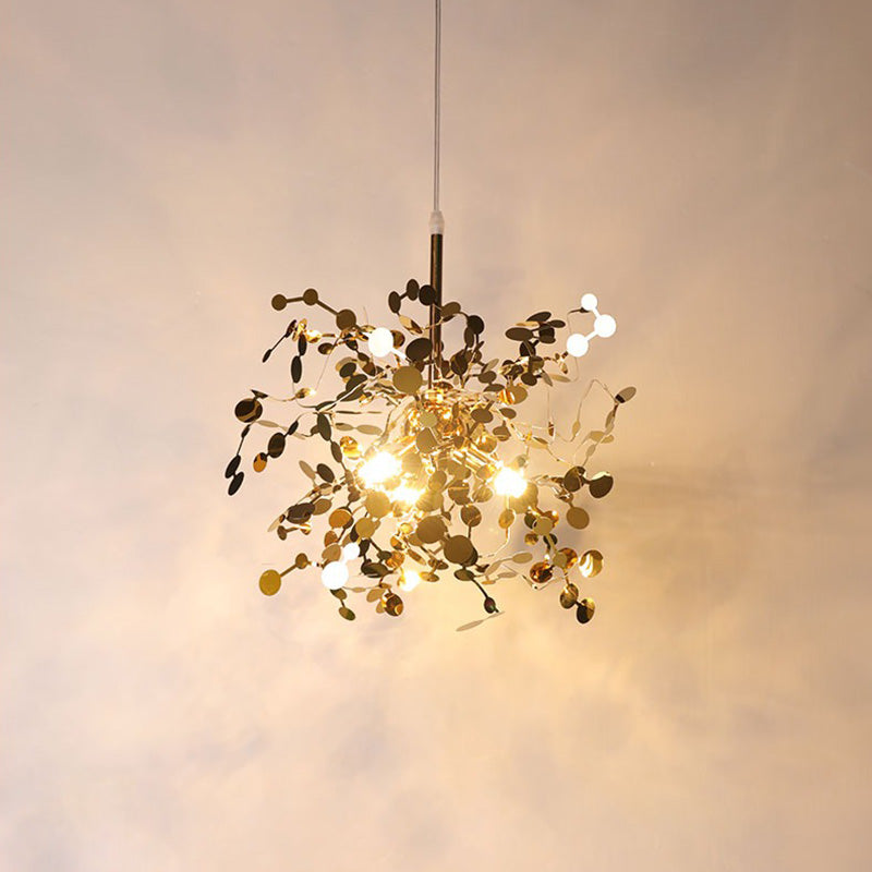 Olverai Argent/Gold Cloud Multi Pendant Chandelier