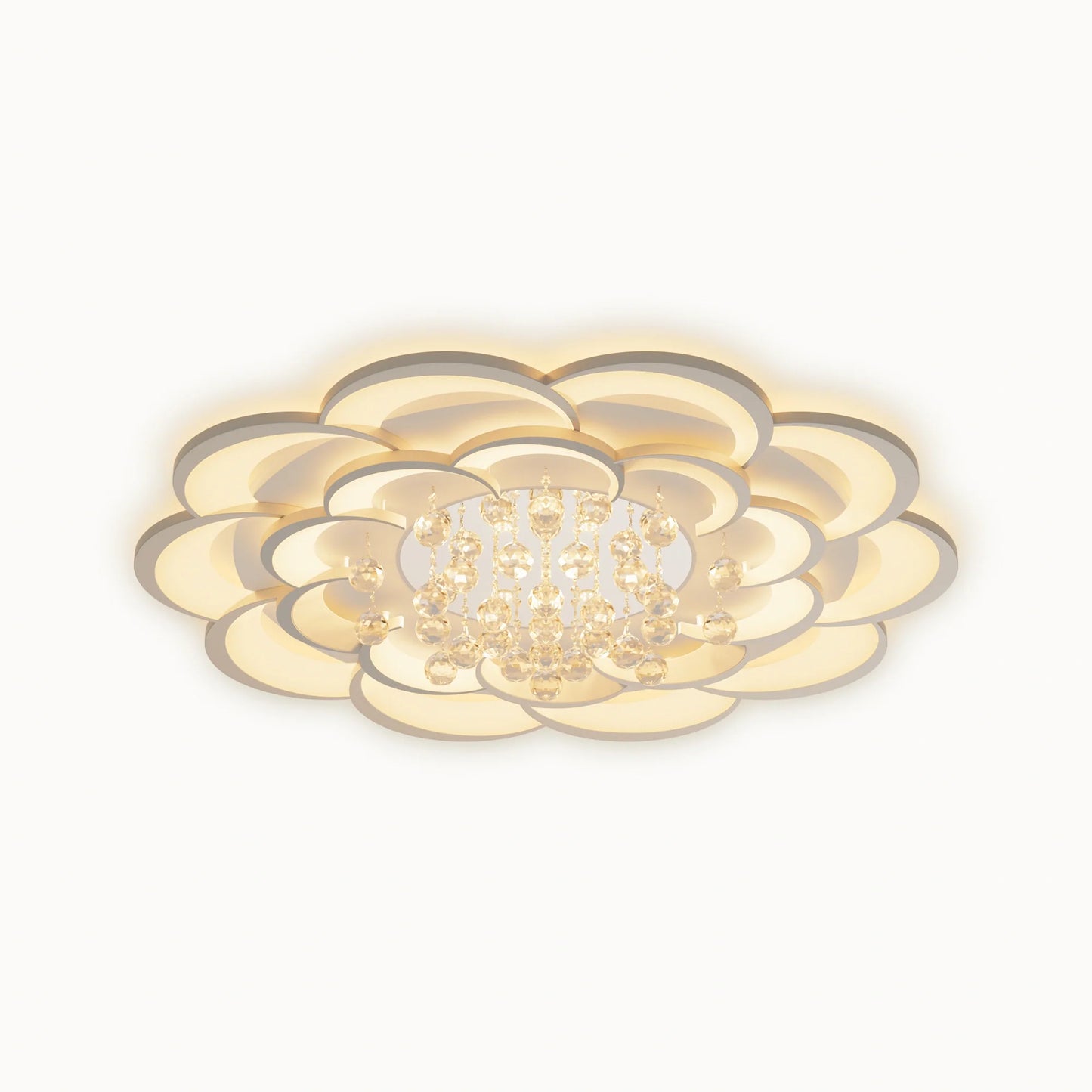 WOMO Big Flower Crystal Ceiling Light-WM1078