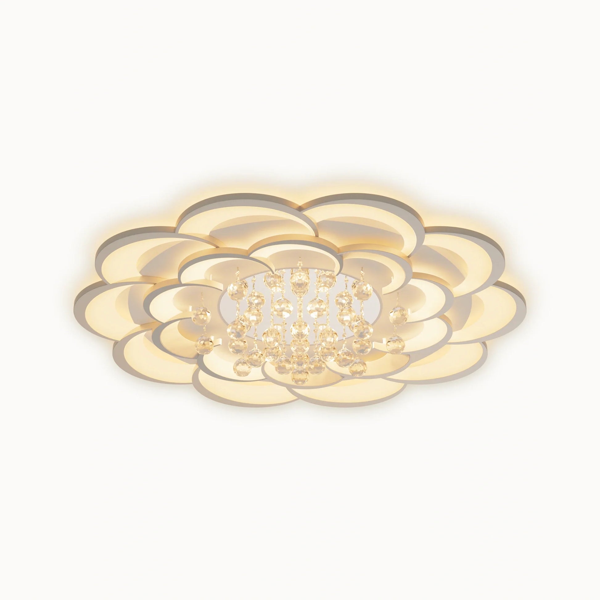 WOMO Big Flower Crystal Ceiling Light-WM1078