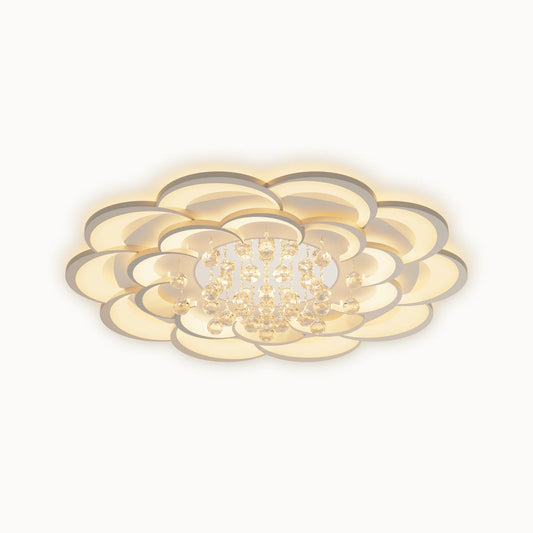 WOMO Big Flower Crystal Ceiling Light-WM1078