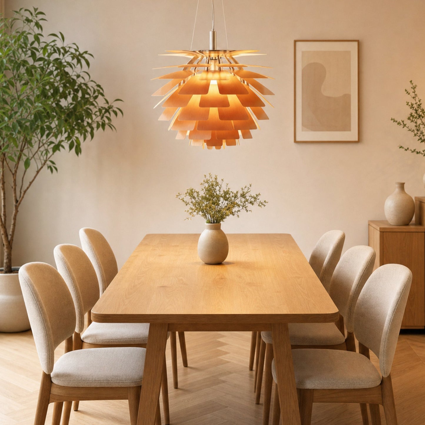 Olverai Nordic Pinecone Chandelier