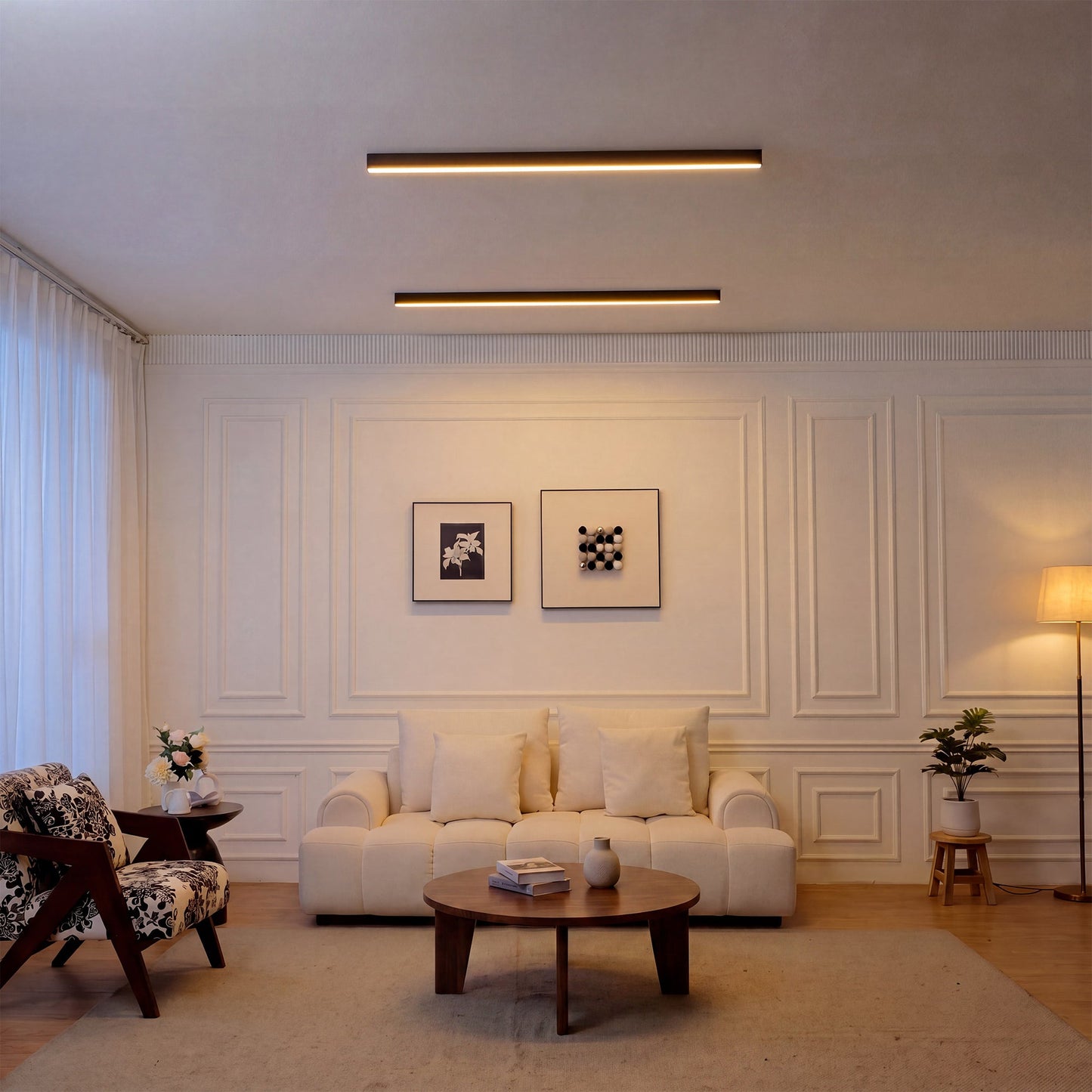 Olverai Dimmable Long Linear Ceiling Light