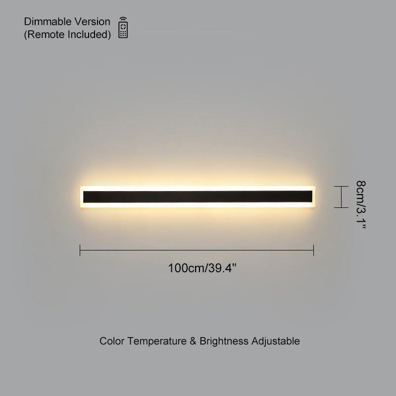 Olverai Outdoor Linear Wall Light