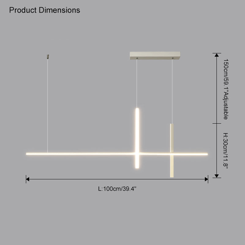 Olverai Unique Linear Pendant Light