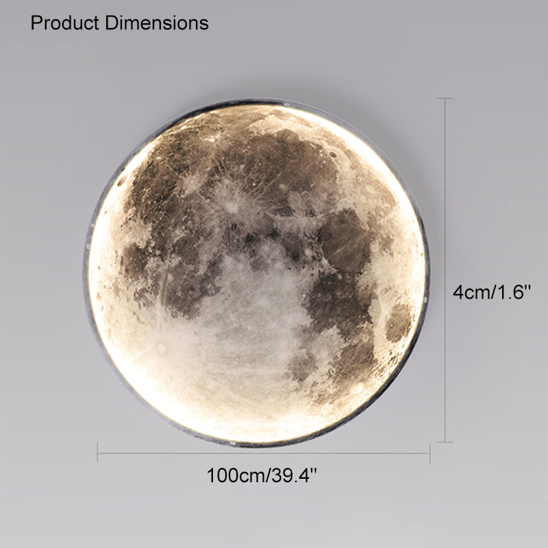 Olverai Moon/Earth Round Wall Sconce