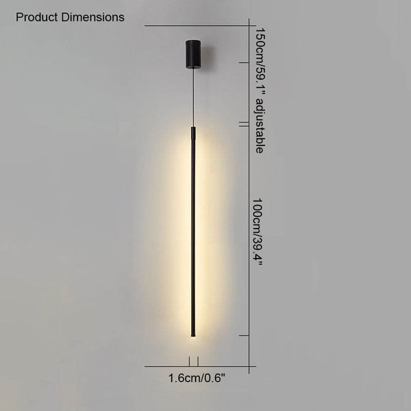 Olverai Single Tube Pendant Light for Bedroom