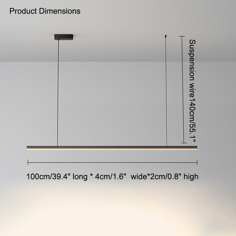 Olverai Extra Long Linear Pendant Light