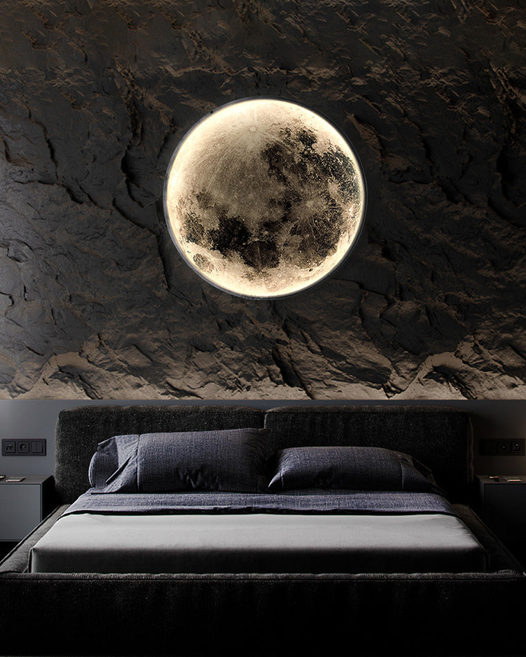 Olverai Moon/Earth Round Wall Sconce