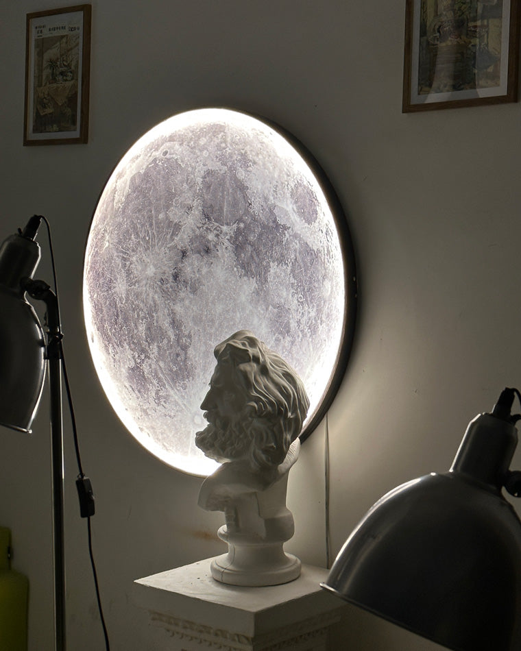 Olverai Moon/Earth Round Wall Sconce