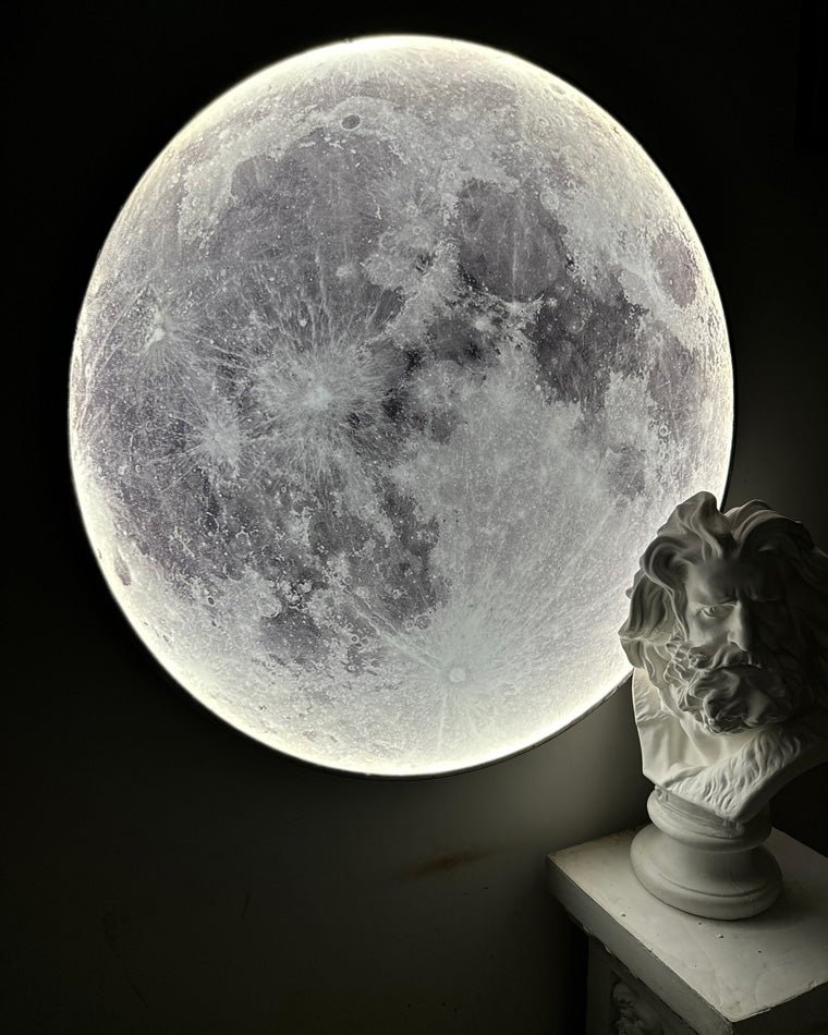 Olverai Moon/Earth Round Wall Sconce