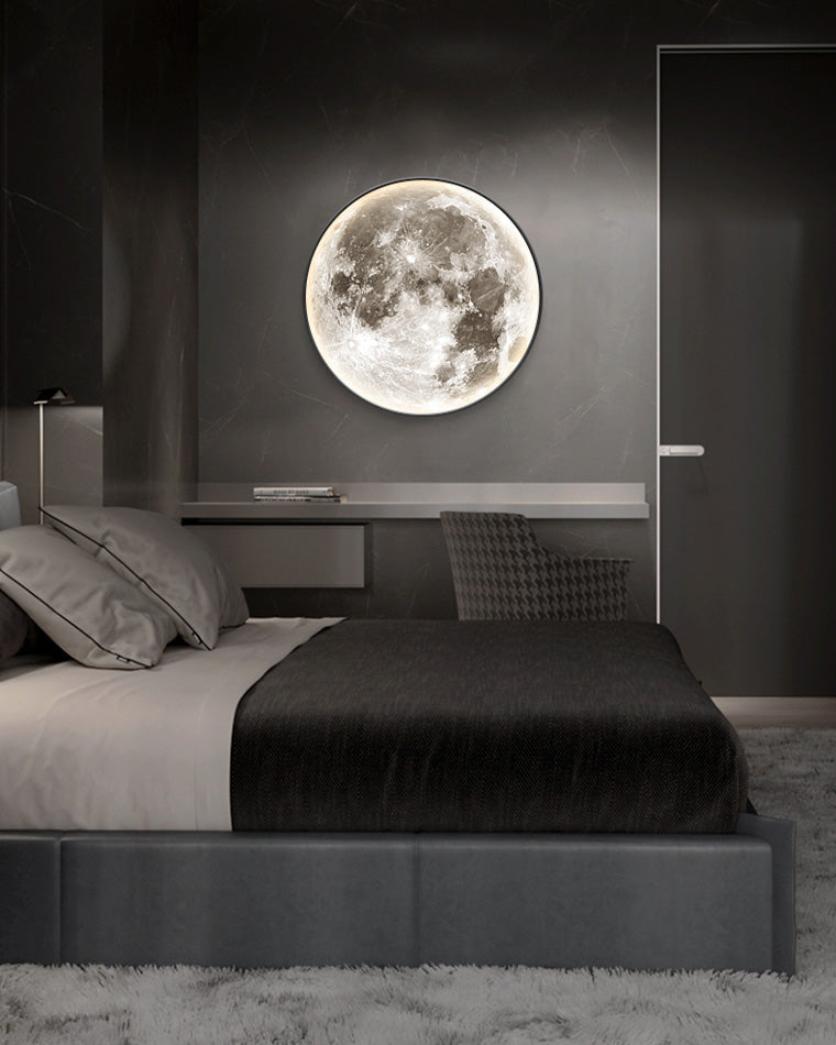 Olverai Moon/Earth Round Wall Sconce