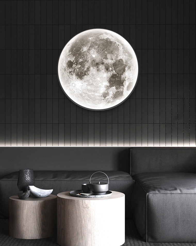 Olverai Moon/Earth Round Wall Sconce
