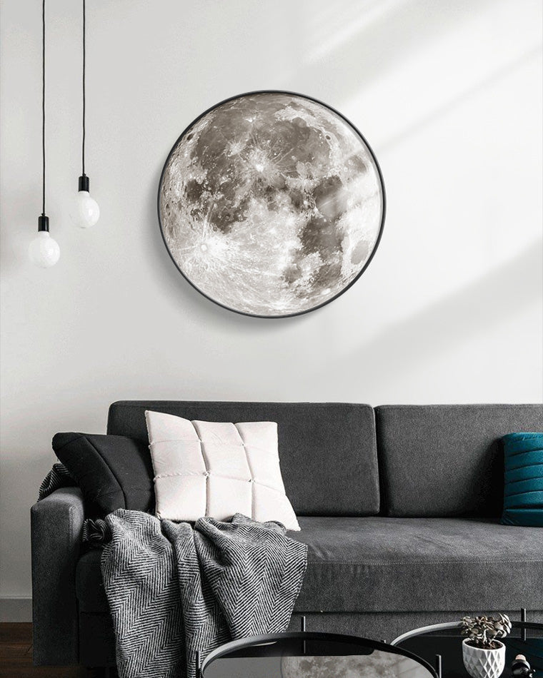 Olverai Moon/Earth Round Wall Sconce