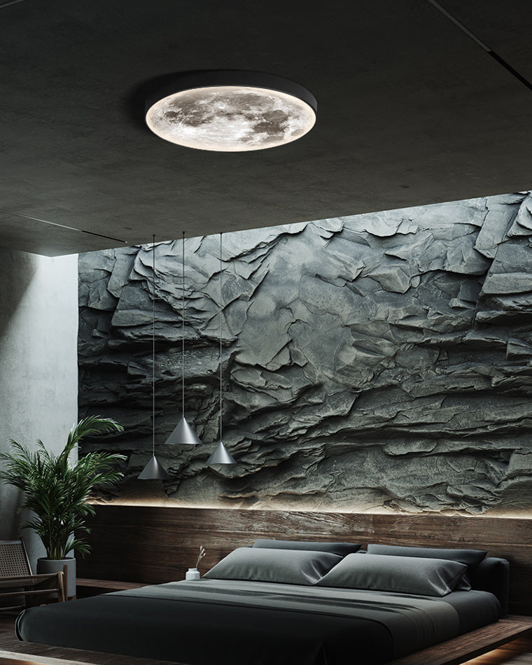 Olverai Moon/Earth Round Wall Sconce