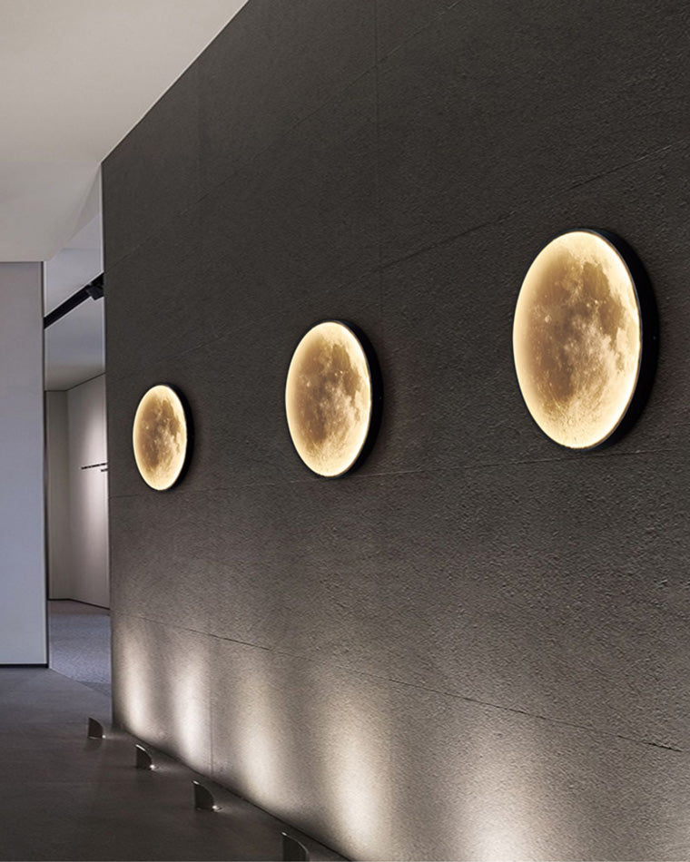 Olverai Moon/Earth Round Wall Sconce