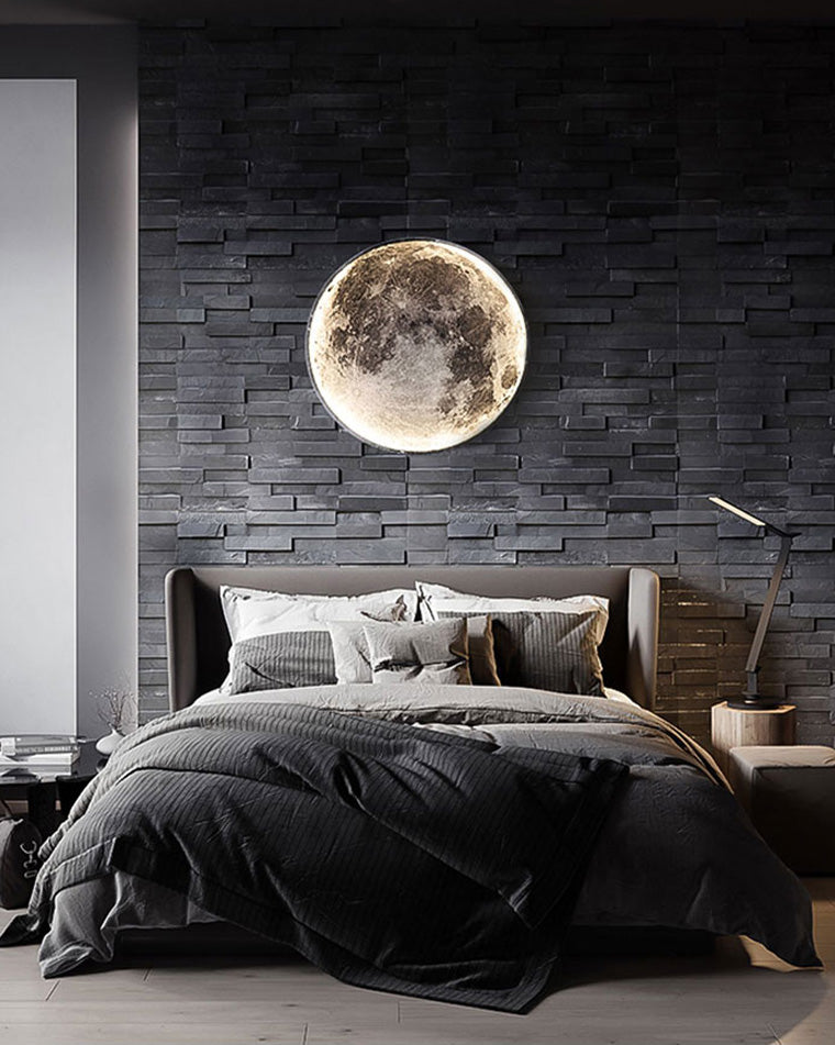 Olverai Moon/Earth Round Wall Sconce