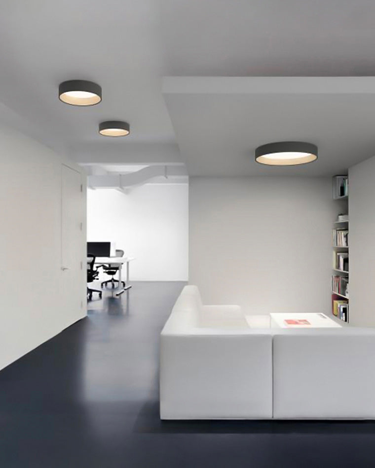 Olverai Oak Grain Round Ceiling Light