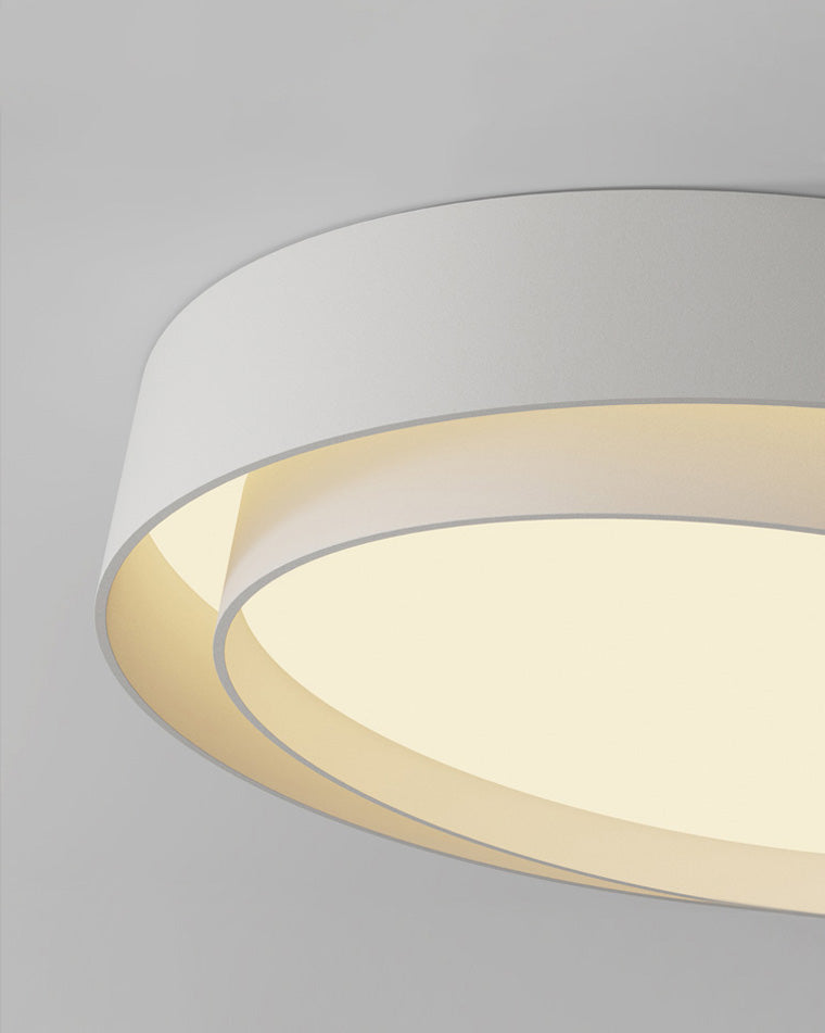 Olverai Round Drum Flush Mount Ceiling Light