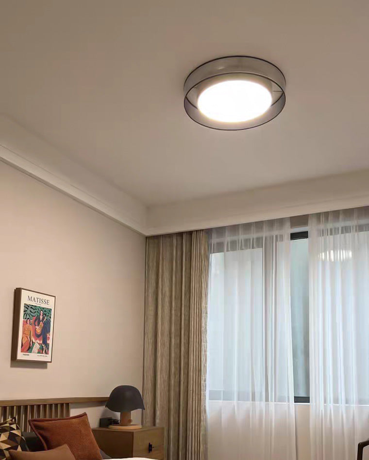 Olverai Fabric Round Ceiling Light