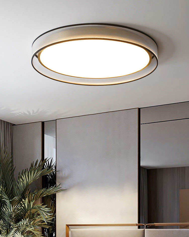 Olverai Fabric Round Ceiling Light