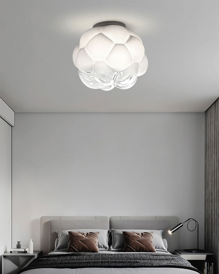 Olverai Cloud Milk Blown Glass Ceiling Light