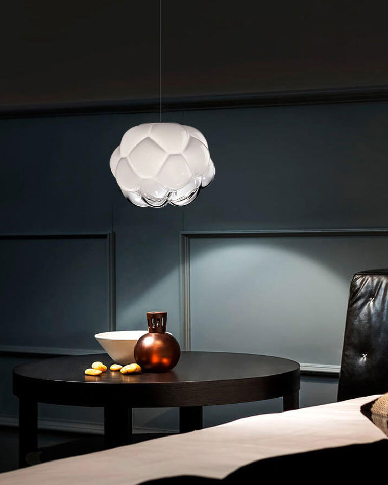 Olverai Cloud Milk Blown Glass Ceiling Light