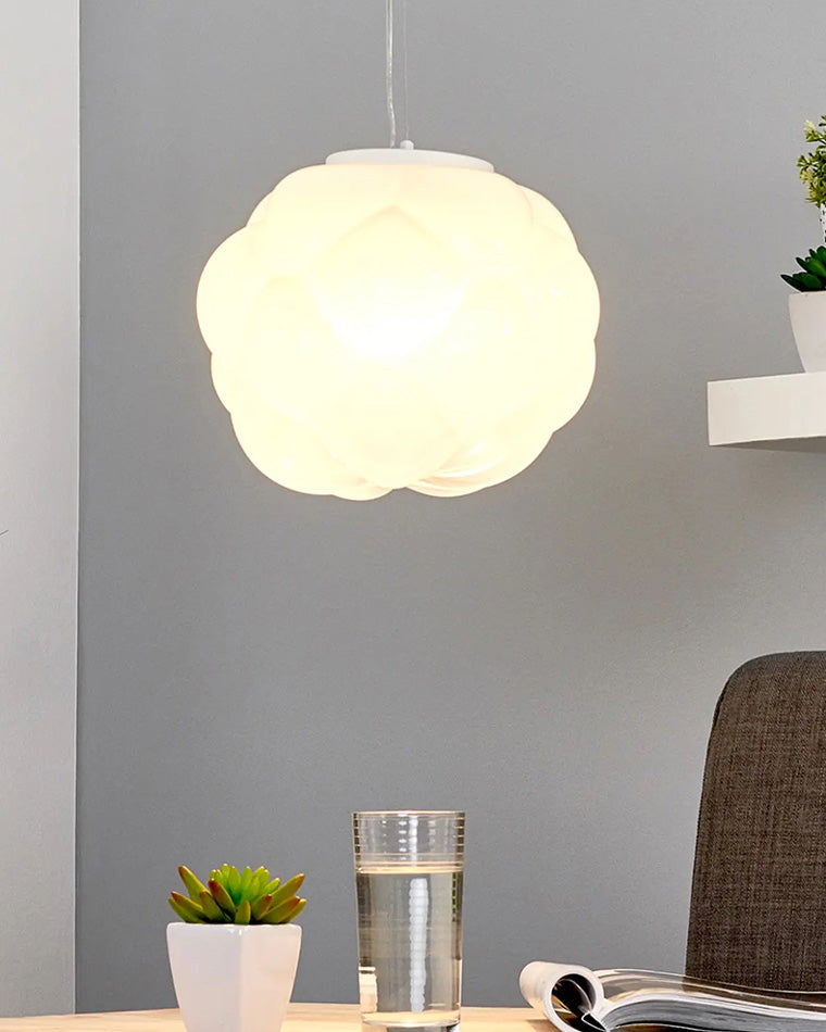 Olverai Cloud Milk Blown Glass Ceiling Light