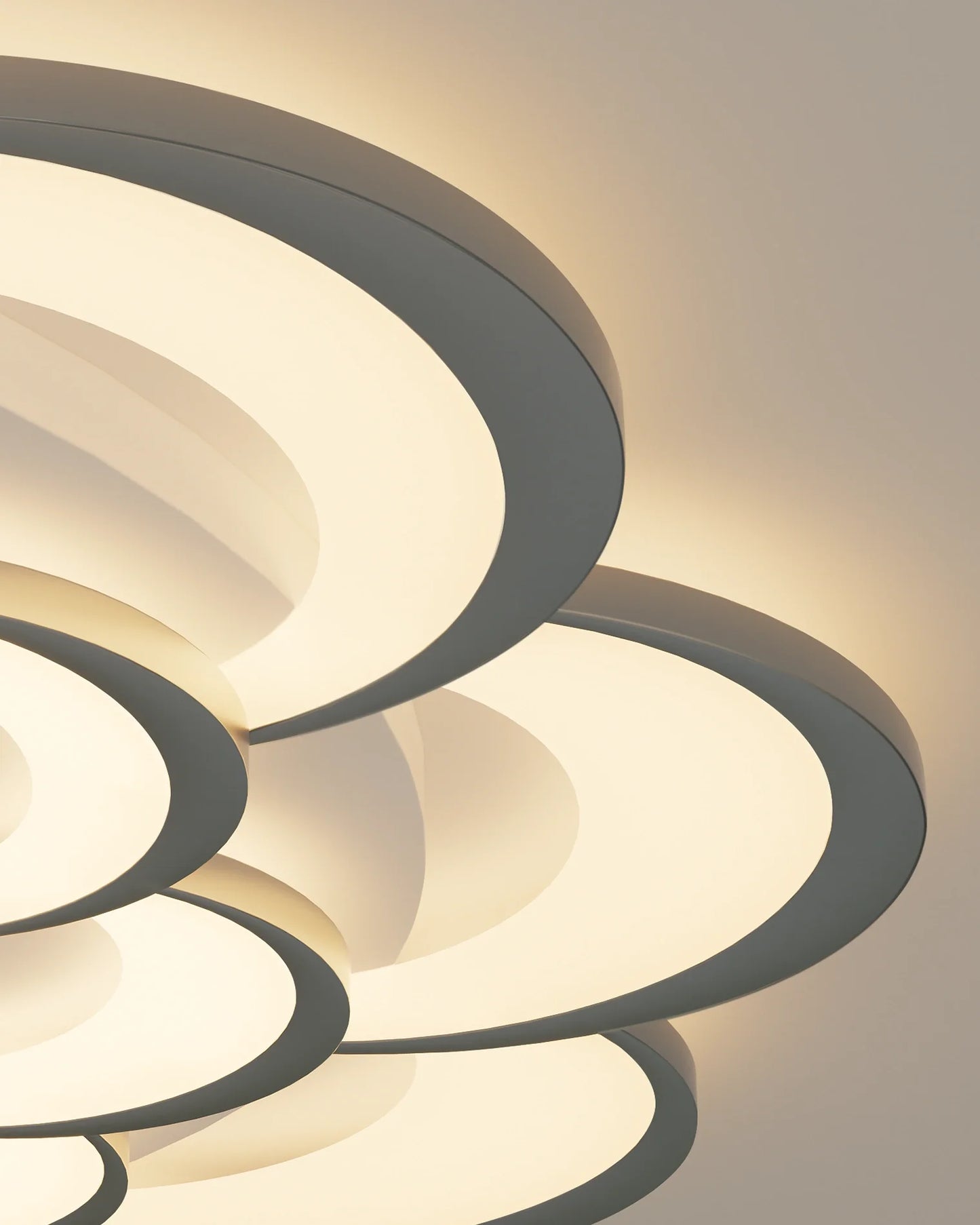 Olverai Big Flower Crystal Ceiling Light