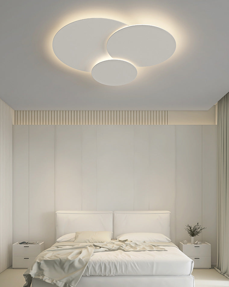 Olverai Round Flat Flush Mount Ceiling Light