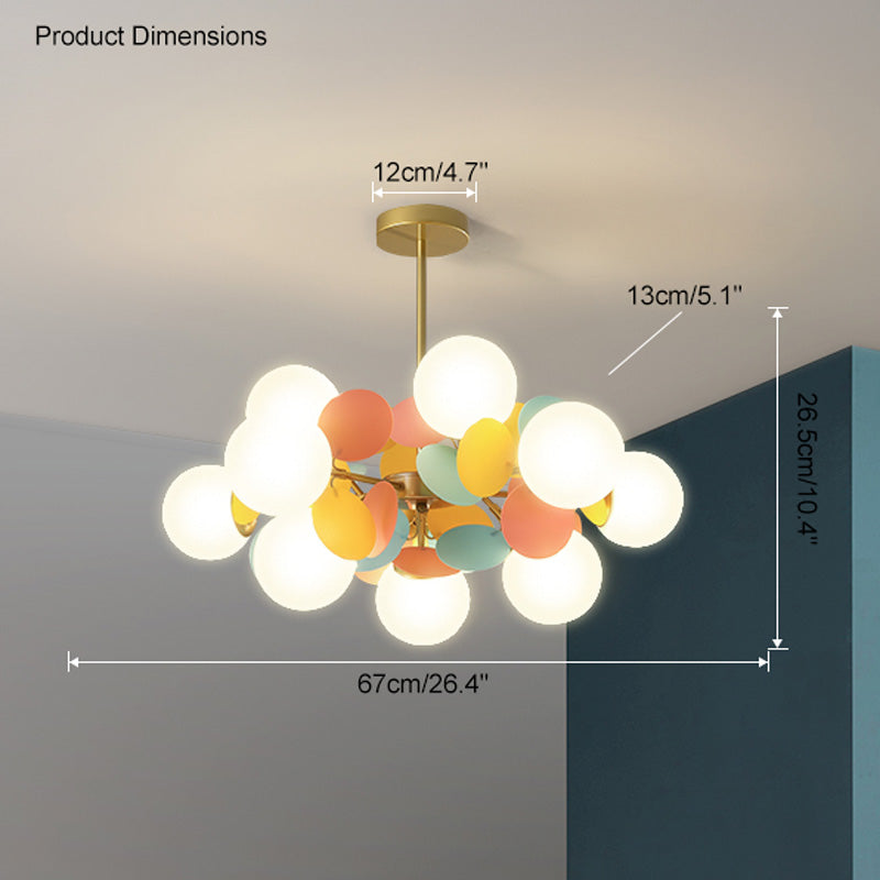 Olverai Branching Bubble Chandelier