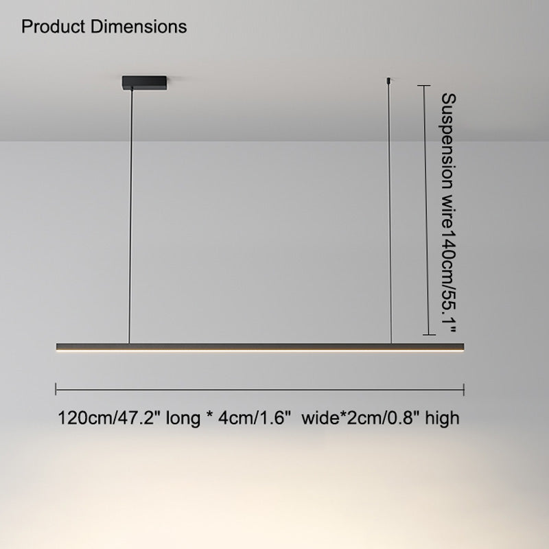 Olverai Extra Long Linear Pendant Light