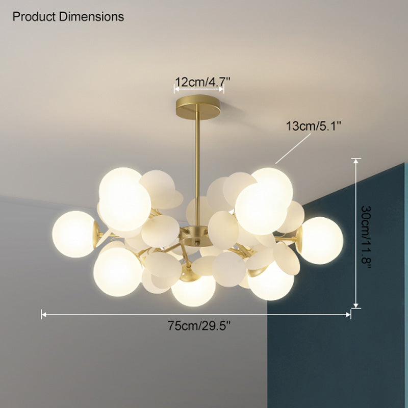 Olverai Branching Bubble Chandelier