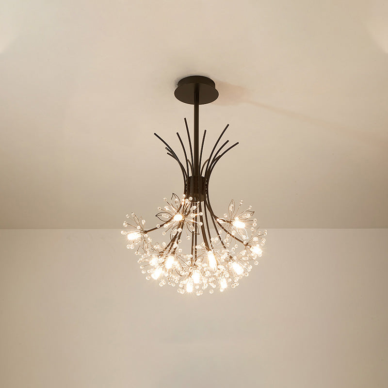 Olverai Gypsophila Bouquet Crystal Flower Chandelier